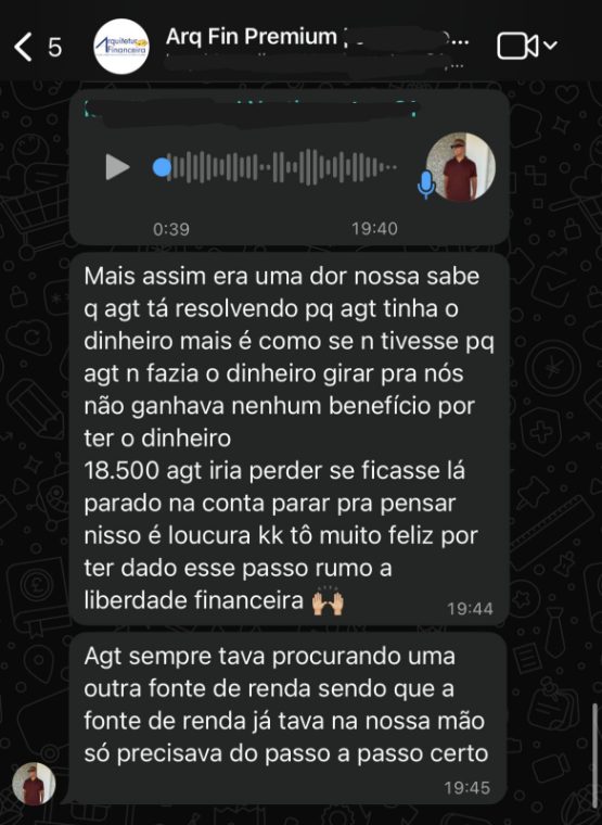 R$ 18.500 que ficariam parados na conta