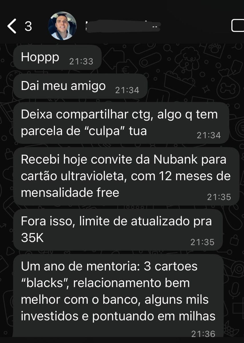 Aluno falando de um ano de mentoria